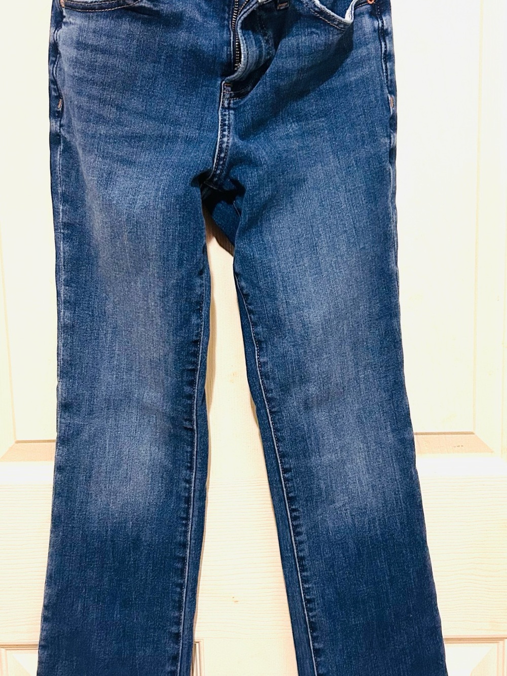 Express Blue Denim Jeans with Contrast Stitching
